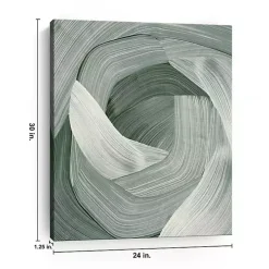 Enriched Emerald Canvas Art Print, 24x30 in.