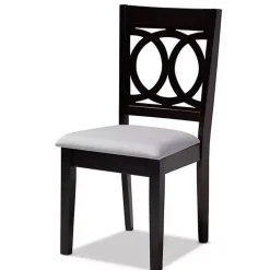 Espresso Wood Lenoir Dining Chairs, Set of 4