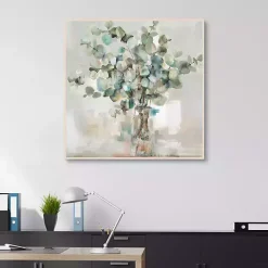 Essential Greens II Framed Canvas Print, 35x35 in.