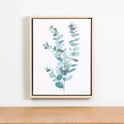Eucalyptus Stem IV Framed Canvas Art Print