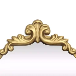 Everlaine Gold Modern Victorian Leaner Mirror