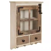 Farmhouse 2-Drawer Wall-Mounted Cabinet