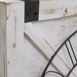 Farmstead Wooden Barn Door Clock