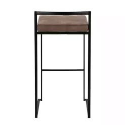 Fiji Brown Stackable Bar Stools, Set of 2