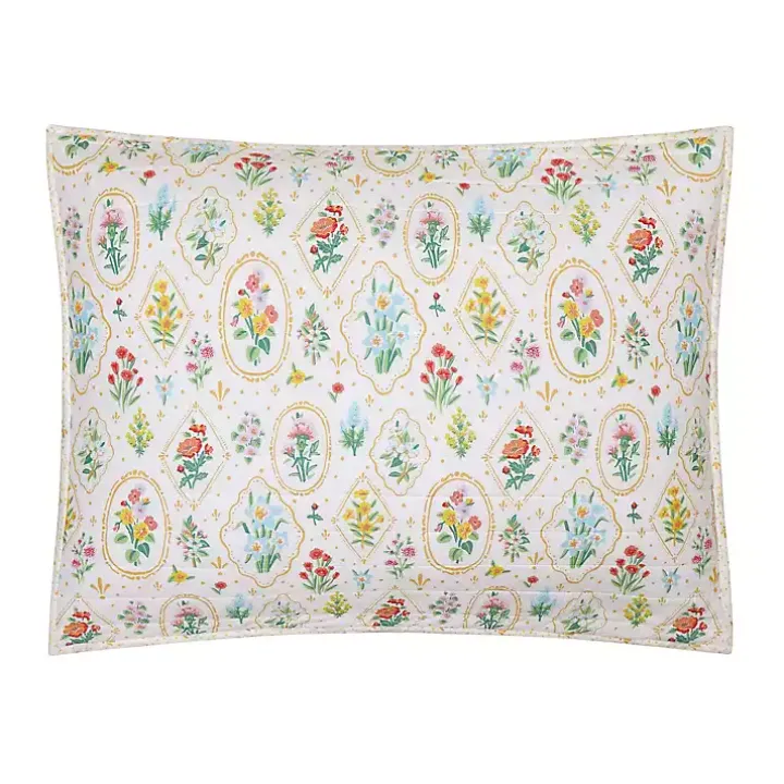 Floral Wallpaper 3-pc. King Quilt Set