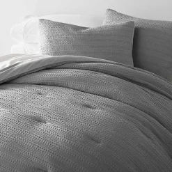 Fog Waffle Ultra-Soft 3-pc. Queen Comforter Set