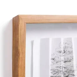 Folded Paper Tree Framed Art Print