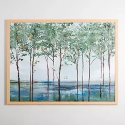 Forest Peak II Wood Framed Art Print