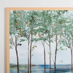 Forest Peak II Wood Framed Art Print