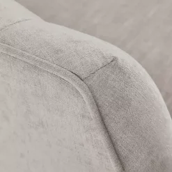 Gayla Taupe Button Tufted Swivel Accent Chair