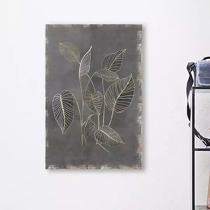 Gilded Botanical III Canvas Art Print