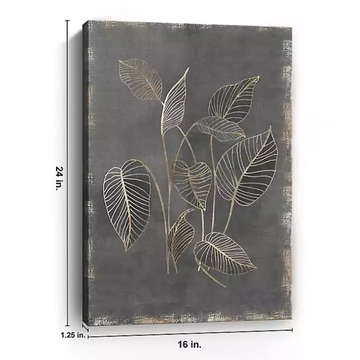 Gilded Botanical III Canvas Art Print