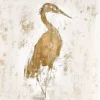 Gilded Heron I Canvas Art Print