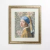 Girl With a Pearl Earring Framed Art Print