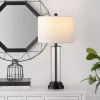 Glass Column Cassian Table Lamp
