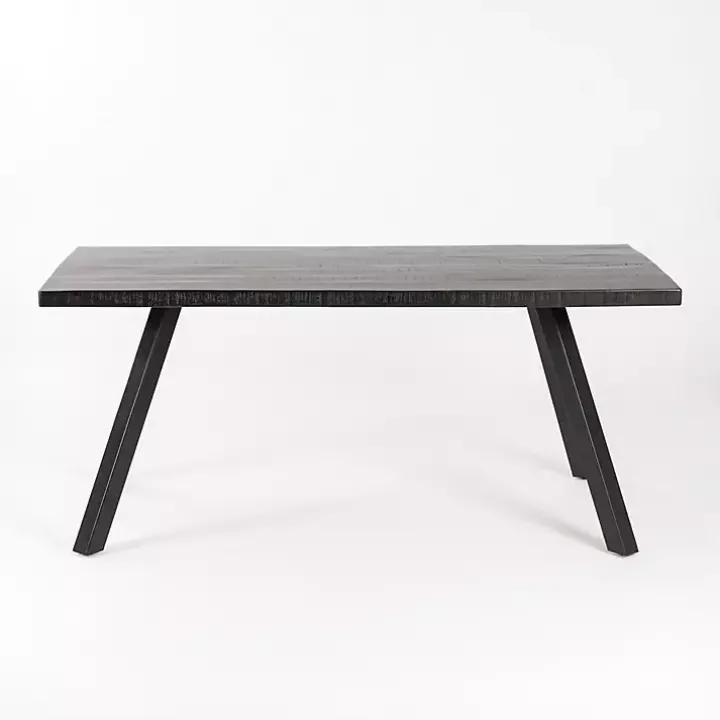Glenn Midnight Wood Rectangular Dining Table