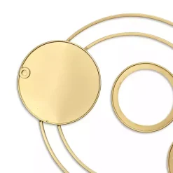 Gold and Silver Metal Multi Ring Wall Plaque