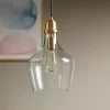 Gold Glass Avalon Pendant Light
