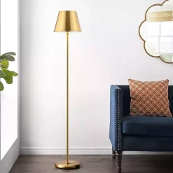Gold Metal Asher Floor Lamp