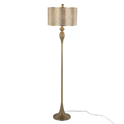 Gold Metal Ashland Floor Lamp