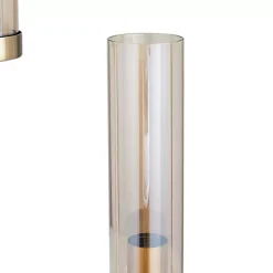 Gold Metal Double Stem Table Lamp