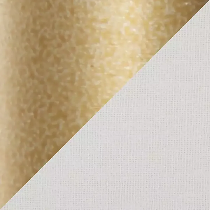 Gold Metal Hourglass Floor Lamp