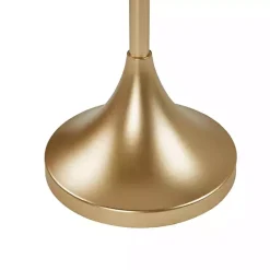 Gold Metal 2-Light Dome Table Lamp