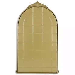 Gold Metal Modern Victorian Wall Mirror