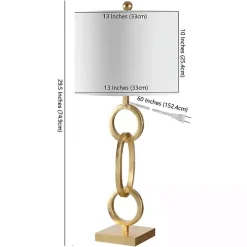Gold Stacked Rings Alaia Table Lamp