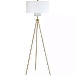 Gold Tripod Modern Floor Lamp