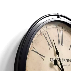 Grand Hotel Metal Wall Clock