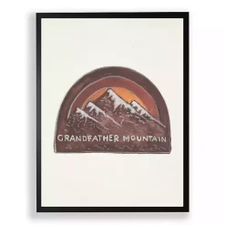 Grandfather Mountain Framed Art Print