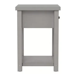 Gray Bailie Wooden Side Table