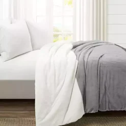 Gray Color Block 3-pc. King Comforter Set