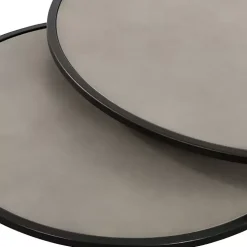 Gray Concrete Nesting Accent Tables, Set of 2