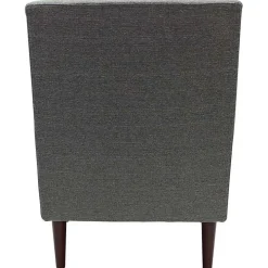 Gray Ellen Rolled Arms Accent Chair