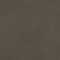 Gray Faux Leather Black Metal Accent Chair