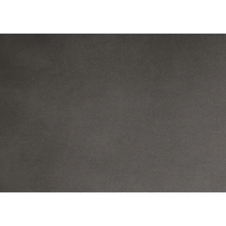 Gray Faux Leather Rolled Arm Sectional