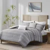 Gray Jacquard 5-pc. Full/Queen Comforter Set