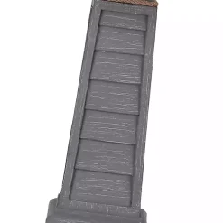 Gray Louvered Shutter Table Lamps, Set of 2