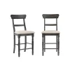 Gray Muse Counter Chairs, Set of 2