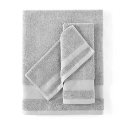 Gray 6-pc. Essential Cotton Bath Towels
