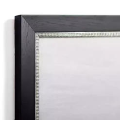 Gray Peaceful Abstract Framed Art Print