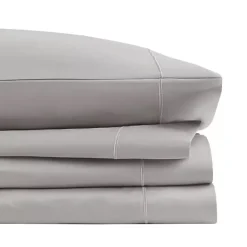 Gray Pima Cotton Sateen 4-pc. King Sheet Set