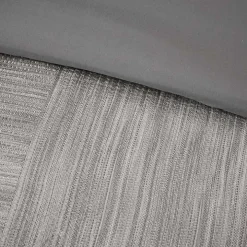 Gray Seersucker 7-pc. King Comforter Set