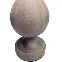 Gray Teardrop Table Lamps, Set of 2