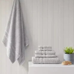 Gray Turkish Cotton 6-pc. Towel Set
