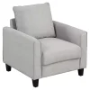 Gray Upholstered Jorden Accent Chair