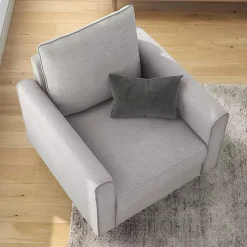 Gray Upholstered Jorden Accent Chair