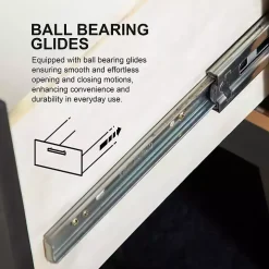 Graywash Wood 2-Drawer Lyla Nightstand